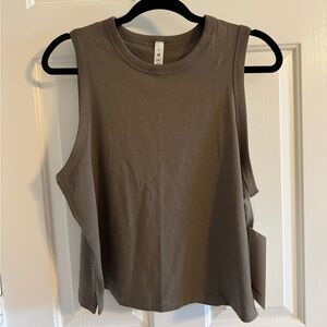 Lululemon classic fit cotton blend tank top NWT